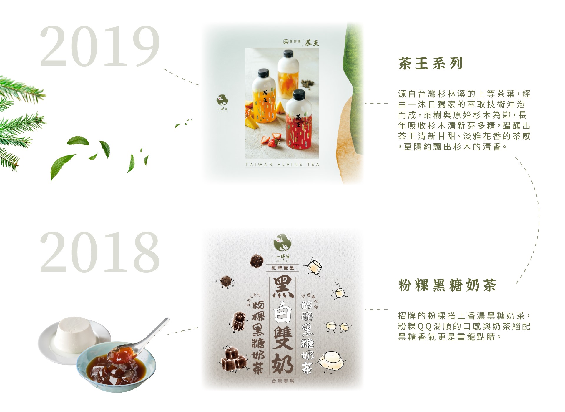 一沐日 2019-2018年度飲品推薦-茶王系列、粉粿黑糖奶茶
